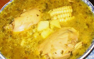 El tradicional sancocho de veraguas